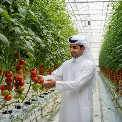China Venlo Glass Greenhouse For Qatar